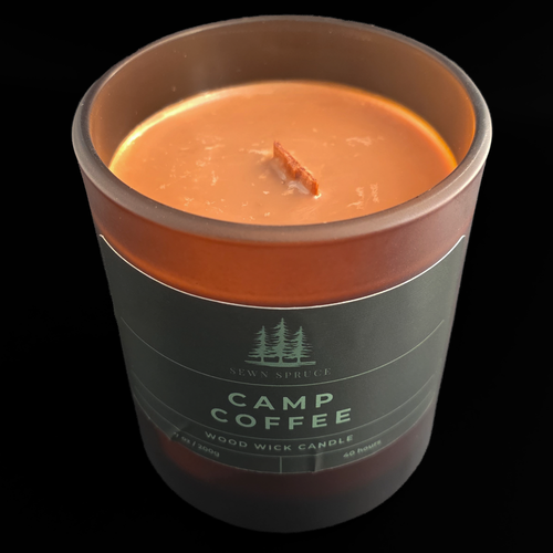 Camp Coffee Wood Wick Candle